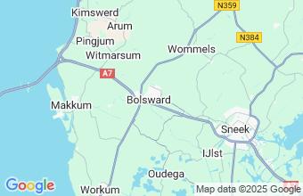 Map of Bolsward