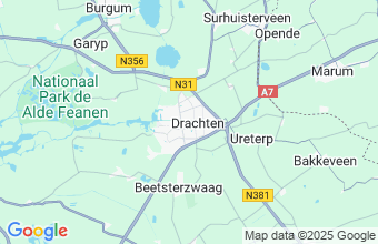 Map of Drachten