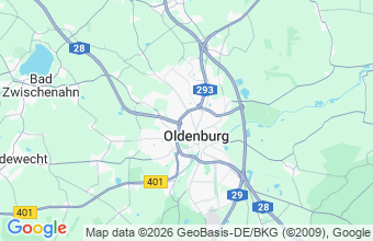 Map of Oldenburg