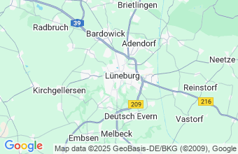 Map of Lueneburg