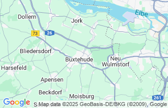Map of Buxtehude