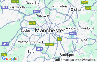 Map of Manchester