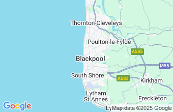 Map of Blackpool
