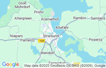 Map of Stralsund
