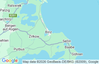 Map of Ostseebad Binz