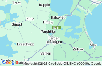 Map of Rugen