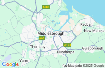 Map of Middlesbrough