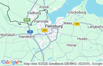 Map of Flensburg