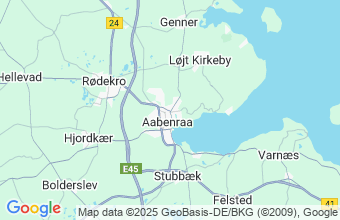 Map of Aabenraa