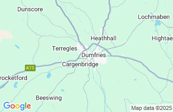 Map of Dumfries