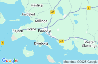 Map of Faaborg
