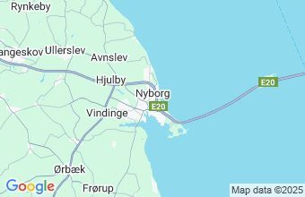 Map of Nyborg