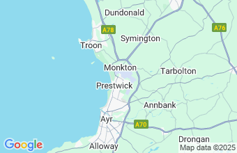 Map of Prestwick