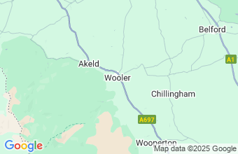 Map of Wooler