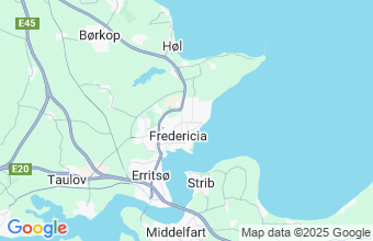 Map of Fredericia