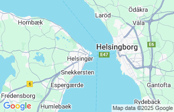 Map of Helsingor