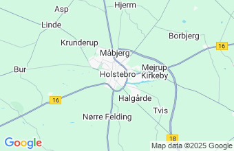 Map of Holstebro