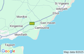 Map of Carnoustie