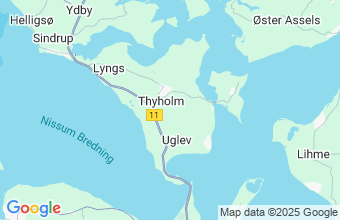 Map of Thyholm