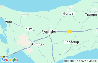 Map of Fjerritslev