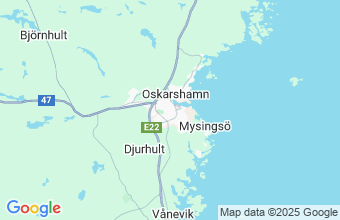 Map of Oskarshamn