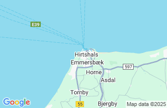 Map of Hirtshals