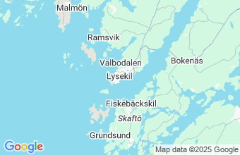 Map of Lysekil
