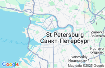 Map of Saint Petersburg