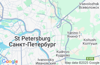 Map of St Petersburg