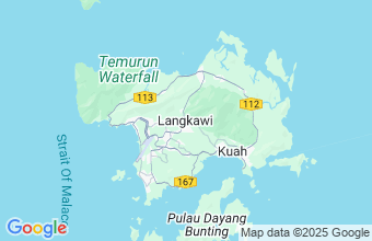 Map of Langkawi