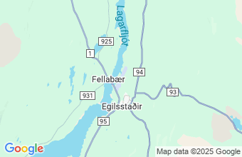 Map of Egilsstadir