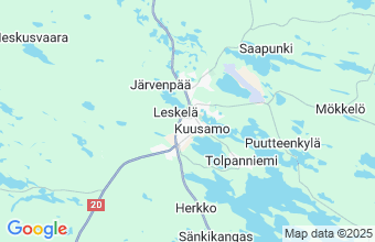 Map of Kuusamo