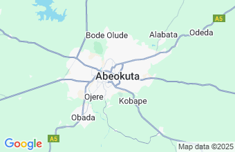 Map of Abeokuta