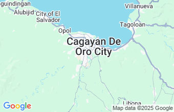 Map of Cagayan de Oro