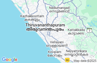 Map of Trivandrum