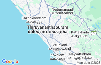 Map of Thiruvananthapuram