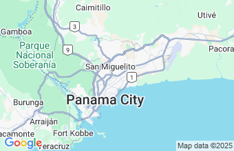 Map of PANAMA