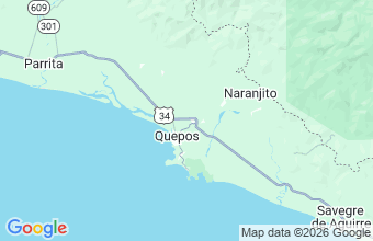 Map of Quepos