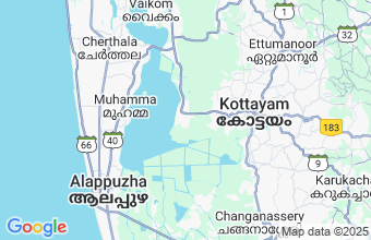 Map of KUMARAKOM
