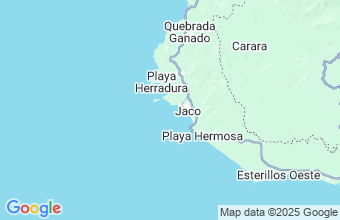 Map of Jaco