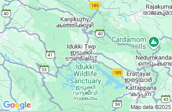 Map of Idukki