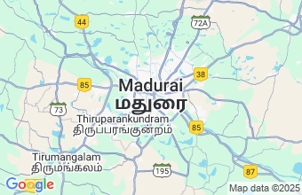 Map of Madurai